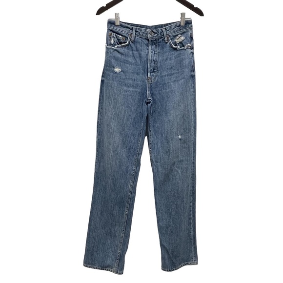 GRLFRND Denim - GRLFRND Mica High Rise Straight Leg Jean In Another Life Size 27